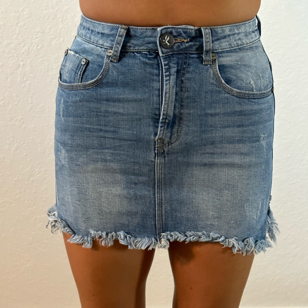 One Teaspoon denim skirt